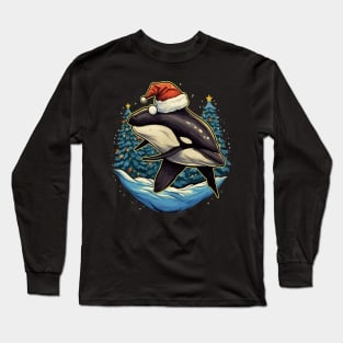 Orca Christmas Long Sleeve T-Shirt